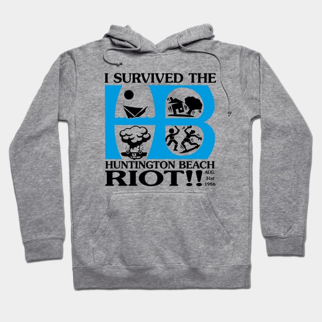 HB Riot 1986 - Reprint Hoodie by Rego's Graphic Design